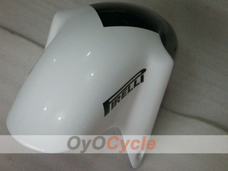 Fairing kit for 96-99 Suzuki GSXR750 - White, Black - Corona, MOTUL #OYO87902989