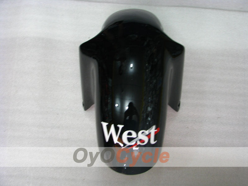 Fairing kit for 96-99 Suzuki GSXR750 - White, Black - West #OYO87903010