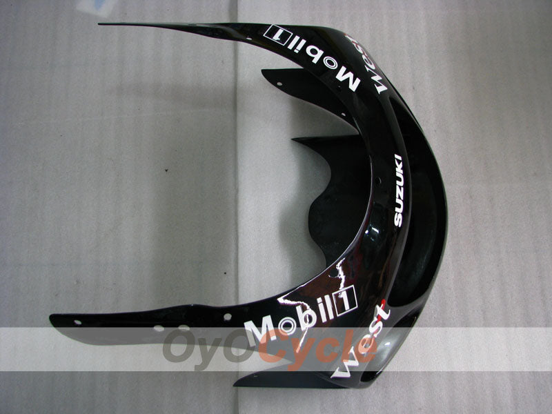 Fairing kit for 97-00 Suzuki GSXR600 - White, Black - West #OYO87902987