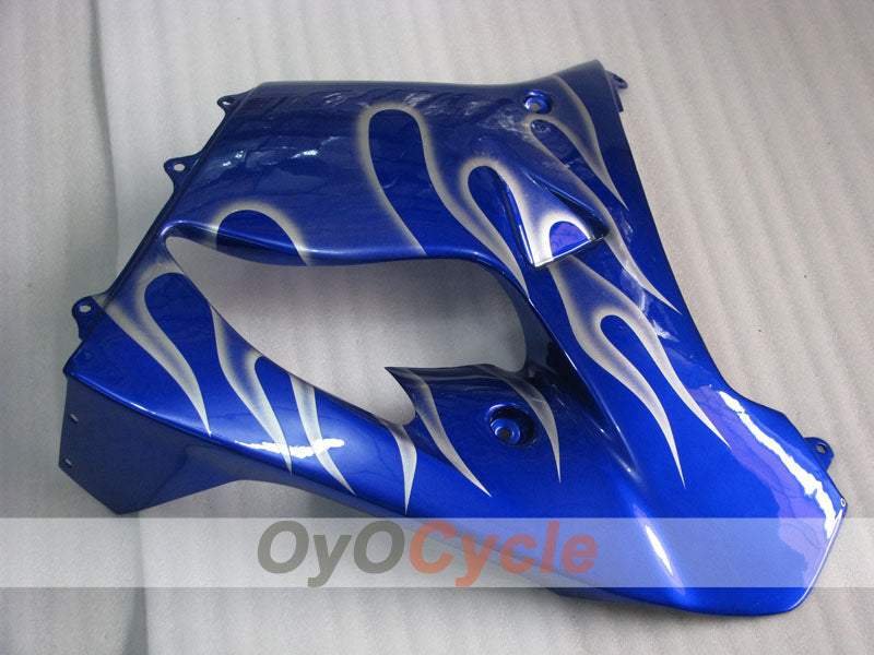 Fairing kit for 98-99 NINJA ZX-9R - Blue, Silver - Flame #OYO87903007