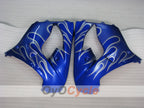 Fairing kit for 98-99 NINJA ZX-9R - Blue, Silver - Flame #OYO87903007