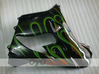 Fairing kit for 00-01 NINJA ZX-9R - Green, Black - Flame #OYO87903026
