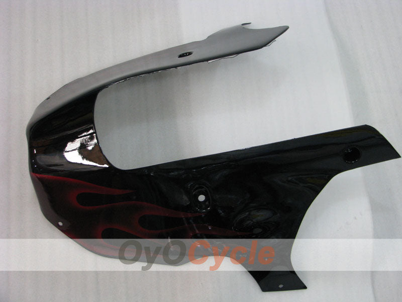 Fairing kit for 00-01 NINJA ZX-9R - Red, Black - Flame #OYO87903028
