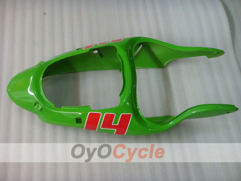 Fairing kit for 00-01 NINJA ZX-9R - Green, Black - Nakano #OYO87903034