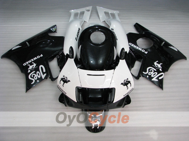 Fairing kit for 91-94 Honda CBR600 F2 - White, Black - Camel #OYO87903047 Main image
