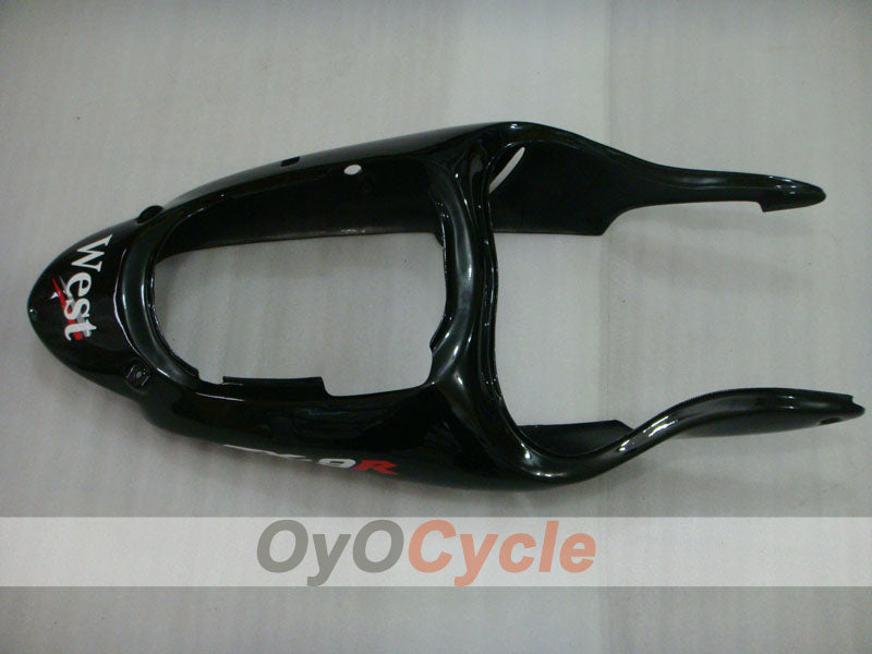 Fairing kit for 00-01 NINJA ZX-9R - White, Black - West #OYO87903049