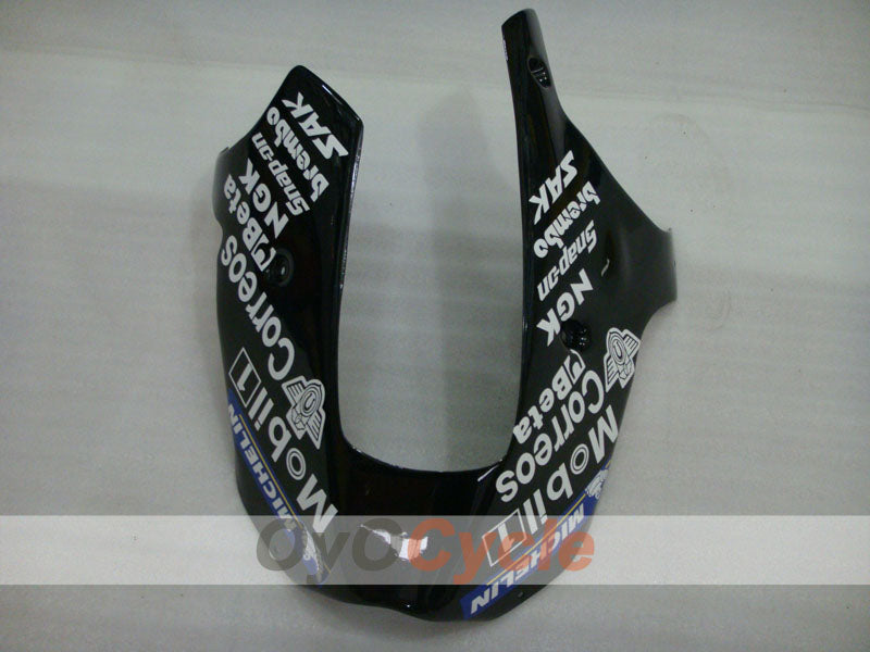Fairing kit for 00-01 NINJA ZX-9R - White, Black - West #OYO87903049