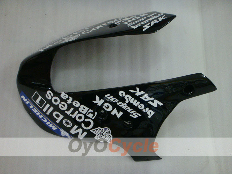 Fairing kit for 00-01 NINJA ZX-9R - White, Black - West #OYO87903049