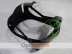 Injection Fairing kit for 00-01 NINJA ZX-12R - Green, Black - Flame #OYO87903057