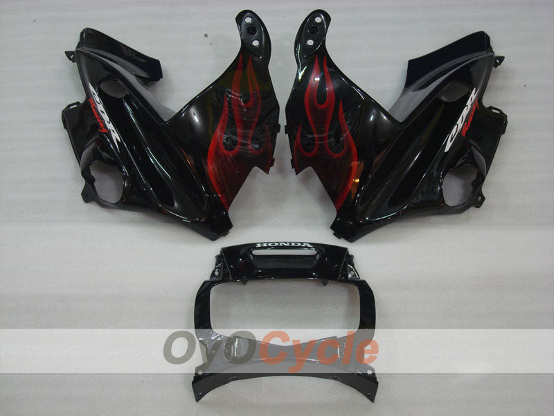 Fairing kit for 91-94 Honda CBR600 F2 - Red, Black - Flame #OYO87903060