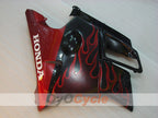 Fairing kit for 91-94 Honda CBR600 F2 - Red, Black - Flame #OYO87903060