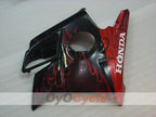 Fairing kit for 91-94 Honda CBR600 F2 - Red, Black - Flame #OYO87903060
