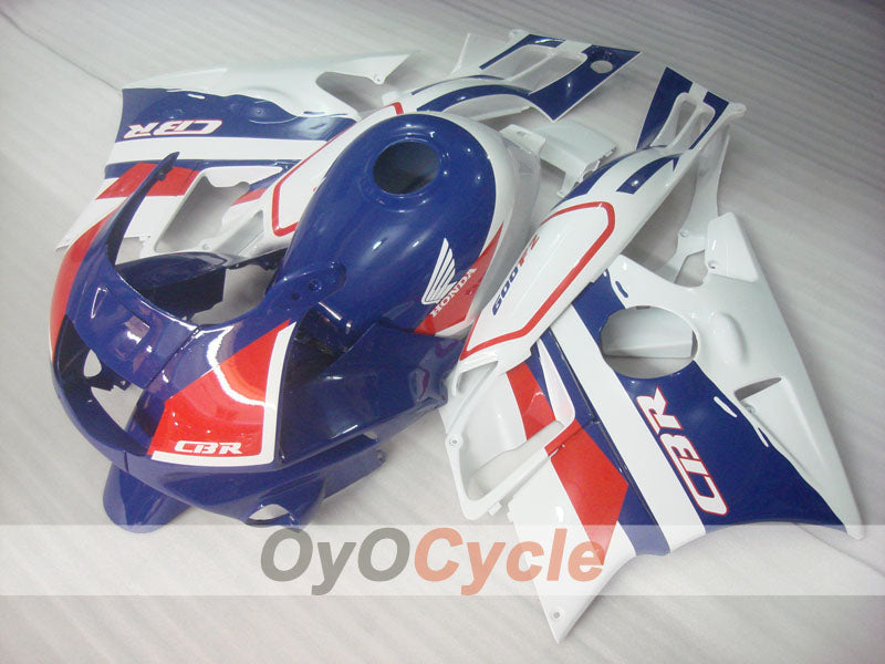 Fairing kit for 91-94 Honda CBR600 F2 - Blue, White - Factory Style #OYO87903079