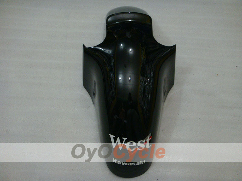 Injection Fairing kit for 00-01 NINJA ZX-12R - White, Black - West #OYO87903081