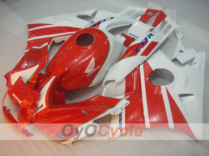 Fairing kit for 91-94 Honda CBR600 F2 - Red, White - Factory Style #OYO87903088 Secondary image