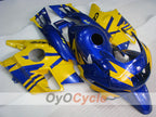 Fairing kit for 91-94 Honda CBR600 F2 - Yellow, Blue - Factory Style #OYO87903091