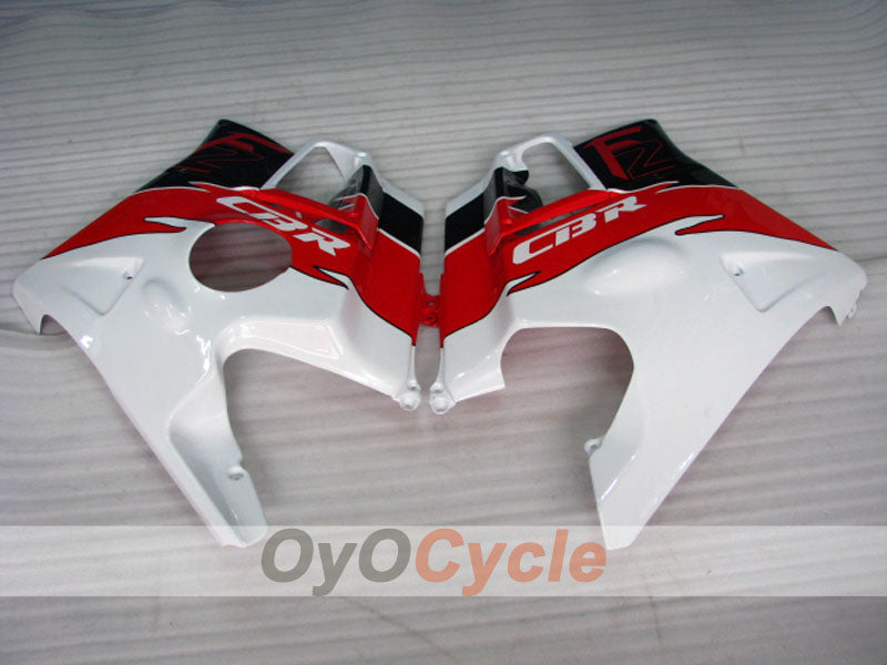 Fairing kit for 91-94 Honda CBR600 F2 - Red, White - Factory Style #OYO87903092