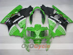 Injection Fairing kit for 02-05 NINJA ZX-12R - Green, Black - Nakano #OYO87903099