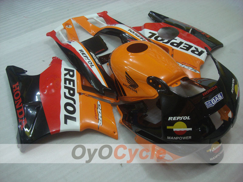 Fairing kit for 91-94 Honda CBR600 F2 - Orange, Black - Repsol #OYO87903103