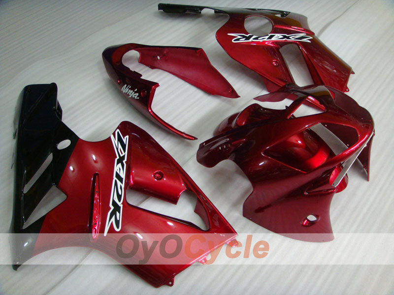 Injection Fairing kit for 02-05 NINJA ZX-12R - Red, Black - Factory Style #OYO87903105 Main image