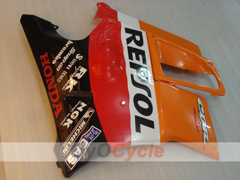 Fairing kit for 91-94 Honda CBR600 F2 - Orange, Black - Repsol #OYO87903106
