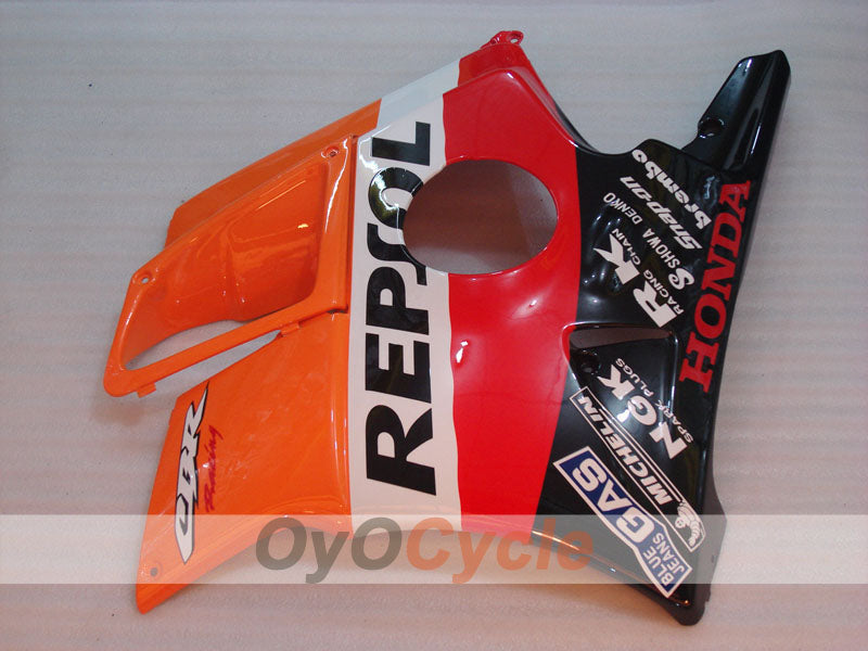 Fairing kit for 91-94 Honda CBR600 F2 - Orange, Black - Repsol #OYO87903106