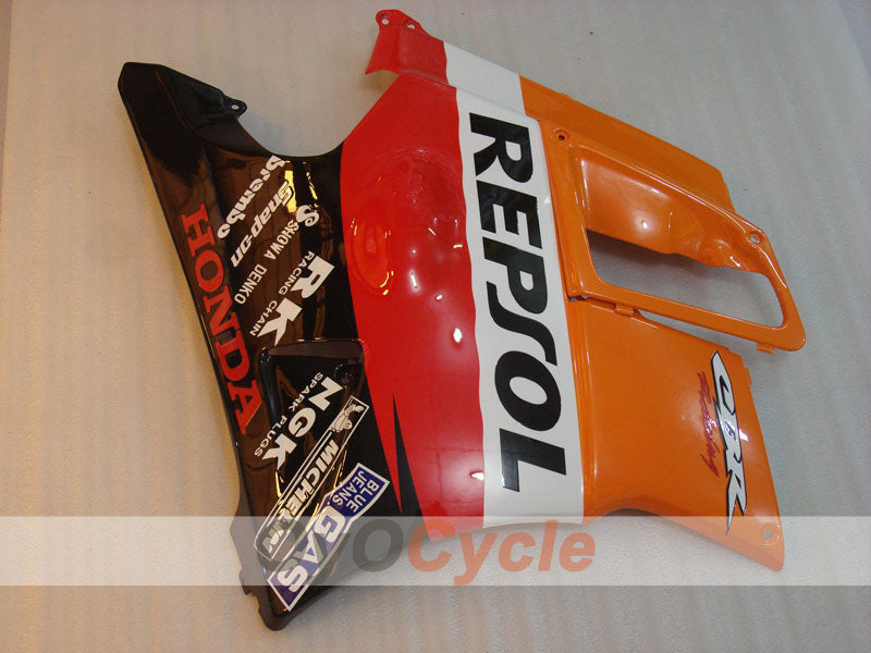 Fairing kit for 91-94 Honda CBR600 F2 - Orange, Black - Repsol #OYO87903107