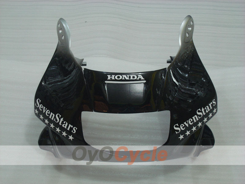 Fairing kit for 91-94 Honda CBR600 F2 - Black, Silver - SevenStars #OYO87903112
