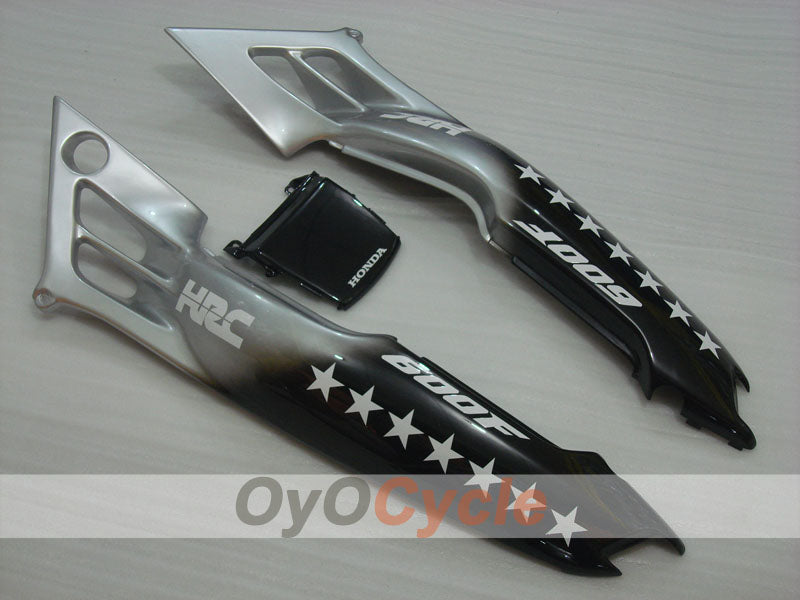 Fairing kit for 91-94 Honda CBR600 F2 - Black, Silver - SevenStars #OYO87903112