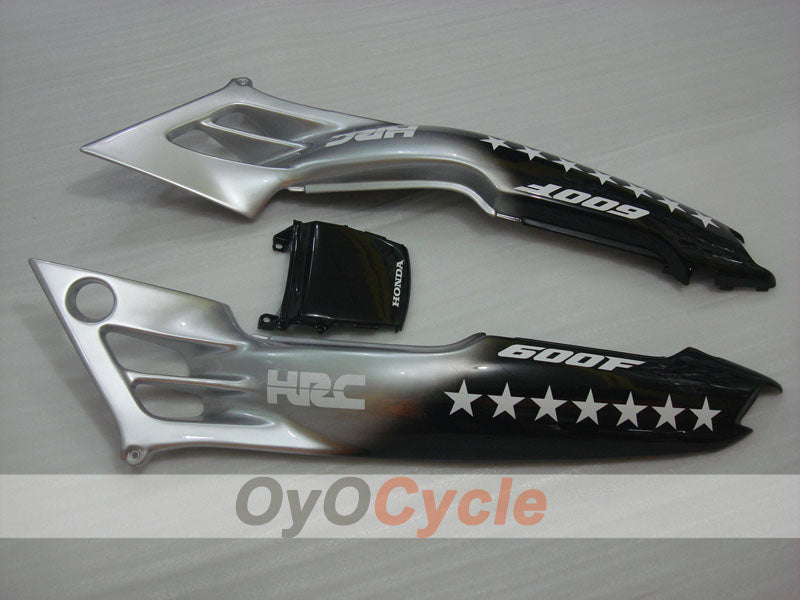 Fairing kit for 91-94 Honda CBR600 F2 - Black, Silver - SevenStars #OYO87903112