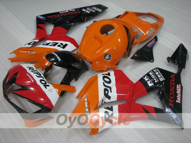 Injection Fairing kit for 13-20 CBR600RR - Orange, Black - Repsol #OYO87903125 Secondary image