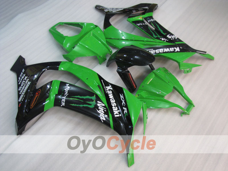 Injection Fairing kit for 11-15 NINJA ZX-10R - Green, Black - Factory Style #OYO87903139