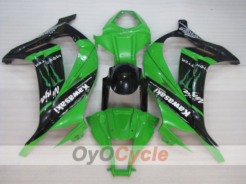 Injection Fairing kit for 11-15 NINJA ZX-10R - Green, Black - Factory Style #OYO87903139 Secondary image