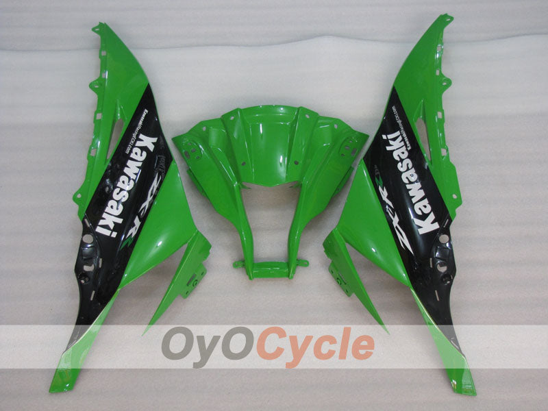 Injection Fairing kit for 11-15 NINJA ZX-10R - Green, Black - Factory Style #OYO87903139