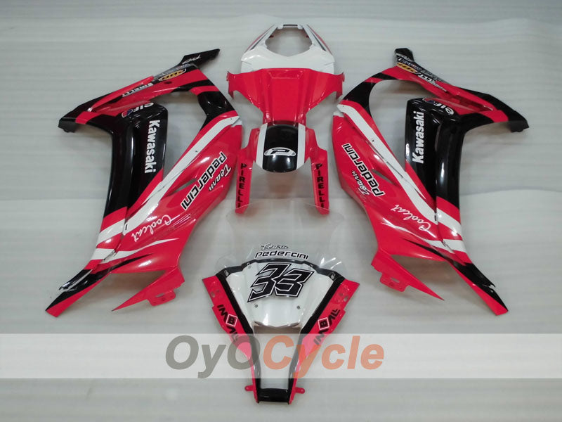 Injection Fairing kit for 11-15 NINJA ZX-10R - Red, Black - PIRELLI #OYO87903140 Secondary image