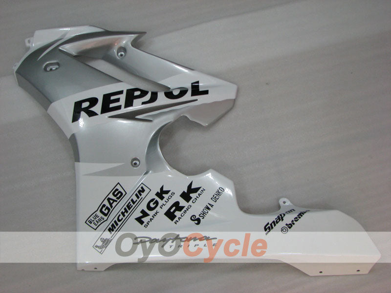 Injection Fairing kit for 06-08 Triumph Daytona 675 - White, Grey - MICHELIN #OYO87903145