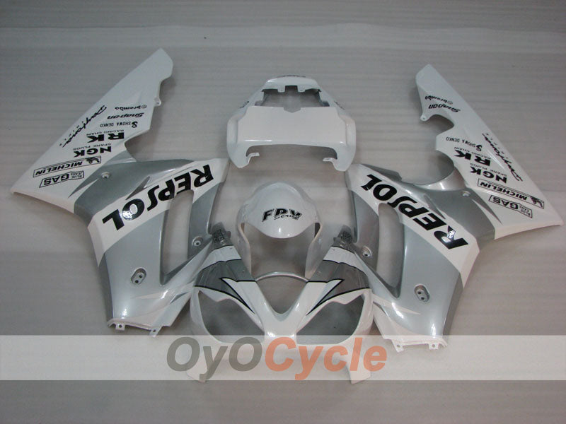 Injection Fairing kit for 06-08 Triumph Daytona 675 - White, Grey - MICHELIN #OYO87903145 Secondary image