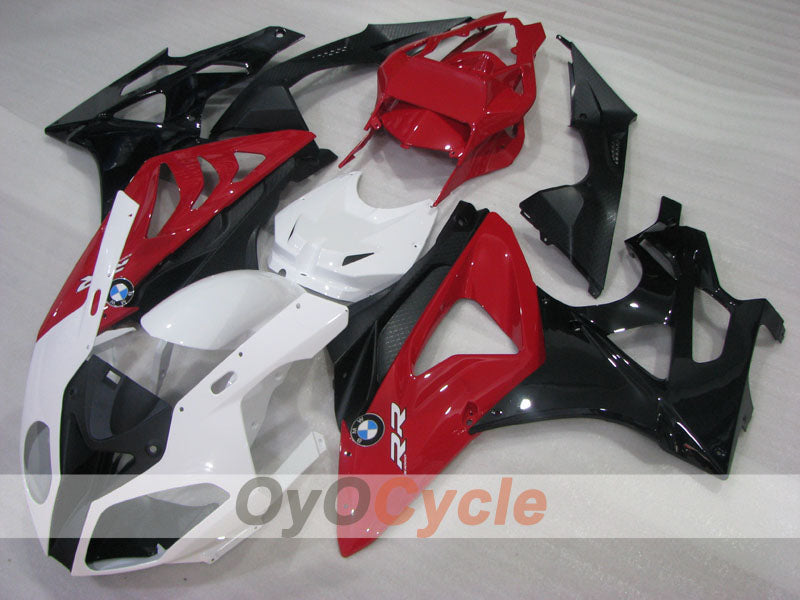 Injection Fairing kit for 09-14 BMW S1000RR - Red, White - Castrol #OYO87903153