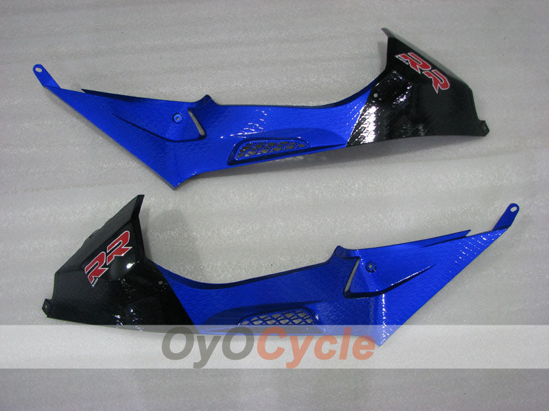 Injection Fairing kit for 09-14 BMW S1000RR - Blue, White - Castrol #OYO87903154