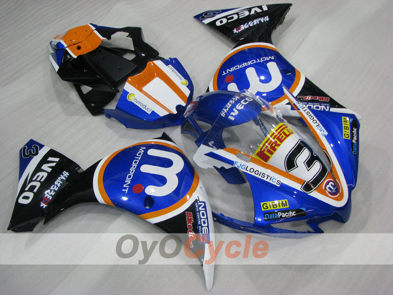Injection Fairing kit for 12-14 YZF-R1 - Blue, Black - Factory Style #OYO87903171