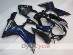Injection Fairing kit for 11-26 GSX R750 - Blue, Black - Flame #OYO87903195