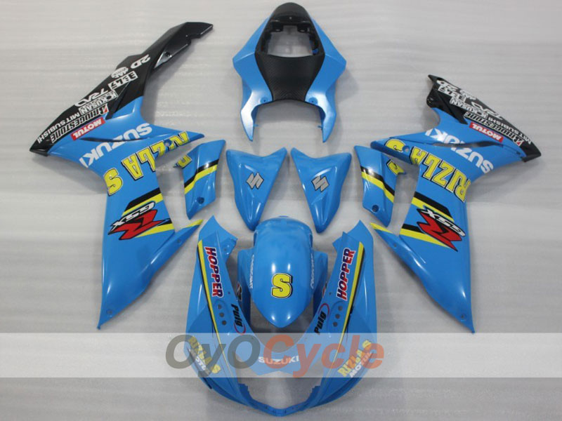 Injection Fairing kit for 11-26 GSX R750 - Blue, Black - Rizla+ #OYO87903196 Secondary image