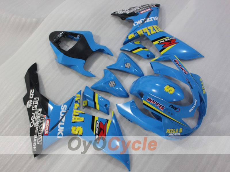 Injection Fairing kit for 11-26 GSX R750 - Blue, Black - Rizla+ #OYO87903196 Main image