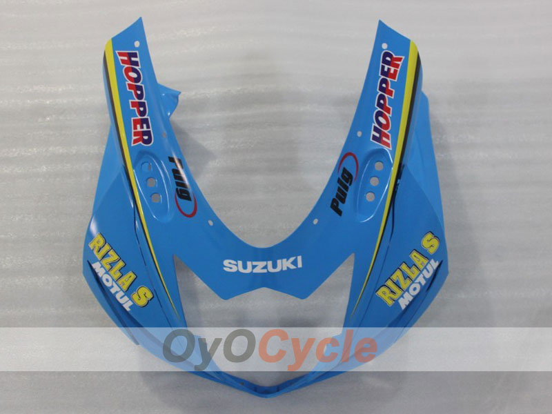 Injection Fairing kit for 11-26 GSX R600 - Blue, Black - Rizla+ #OYO87903218