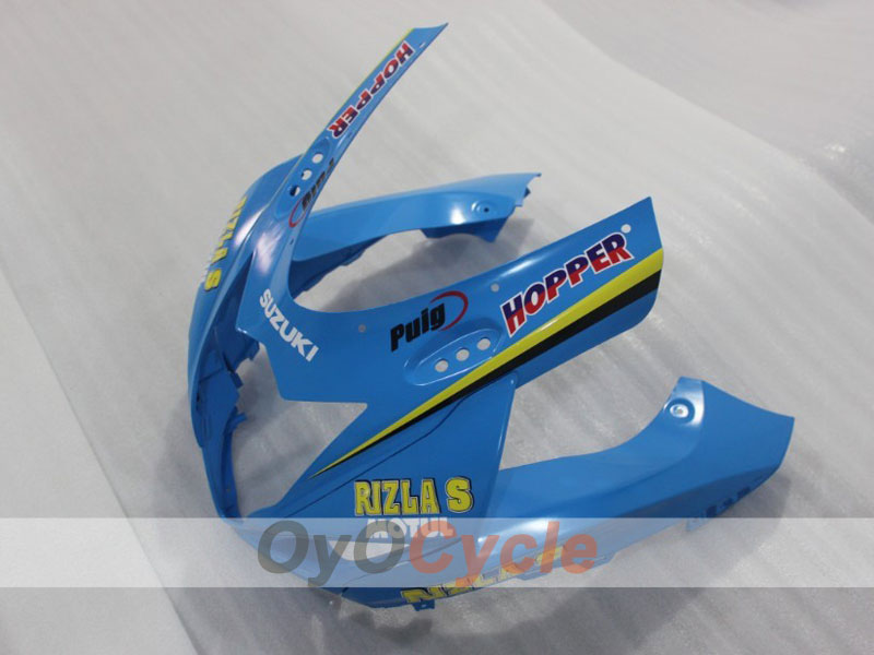 Injection Fairing kit for 11-26 GSX R600 - Blue, Black - Rizla+ #OYO87903218