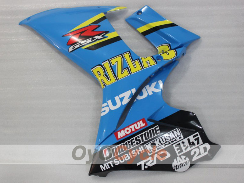 Injection Fairing kit for 11-26 GSX R750 - Blue, Black - Rizla+ #OYO87903196