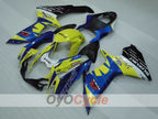 Injection Fairing kit for 11-26 GSX R750 - Yellow, Blue - Corona #OYO87903203
