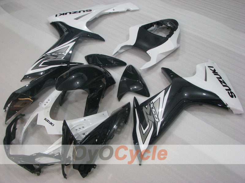 Injection Fairing kit for 11-26 GSX R750 - White, Black - MICHELIN, MOTUL #OYO87903213