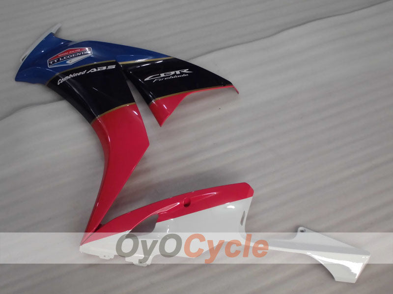 Injection Fairing kit for 12-16 CBR1000RR - Red, White - MOTUL #OYO87903311