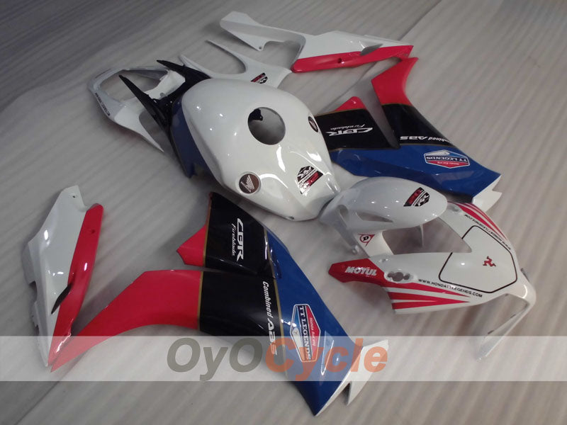 Injection Fairing kit for 12-16 CBR1000RR - Red, White - MOTUL #OYO87903311